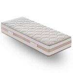 Matelas ressorts ensach�s et m�moire de forme 90x190 epaisseur 25 cm