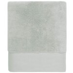 Maxi drap de bain z�ro twist 560 g / m� gris perle 100x150 cm