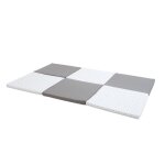 Maxi tapis de jeu bébé etoiles grises - 120x180cm Maxi tapis de jeu bébé etoiles grises - 120x180cm