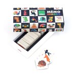 Mémo imagier en bois multicolore 22, 5x9, 5x5, 5 cm Mémo imagier en bois multicolore 22, 5x9, 5x5, 5 cm