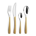 Mnagre 24 couverts dcor bois de htre