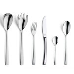 Mnagre 49 pices inox 18 / 10 argent
