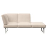 Mridienne beige clair - cadre blanc
