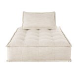 Méridienne pour canapé modulable beige sable Méridienne pour canapé modulable beige sable