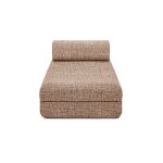 Mridienne convertible et modulable 3 places en tweed marron