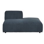 Méridienne droite pour canapé modulable bleue Méridienne droite pour canapé modulable bleue