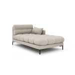 Mridienne droite en tissu structurel beige