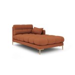 Mridienne droite en tissu structurel brique