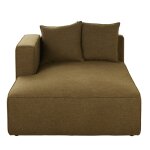 Méridienne gauche pour canapé modulable vert kaki Méridienne gauche pour canapé modulable vert kaki