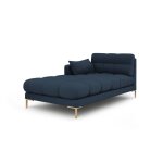 Mridienne gauche en tissu structurel bleu