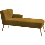 Méridienne tissu marron h. assise 41 cm rembourré Méridienne tissu marron h. assise 41 cm rembourré