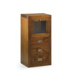 Meuble auxiliare en bois marron l 45 cm Meuble auxiliare en bois marron l 45 cm