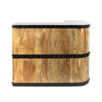 Meuble bar en bois noir 140 cm Meuble bar en bois noir 140 cm