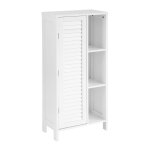 Meuble bas effet bois blanc