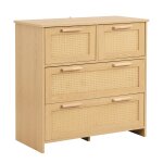 Meuble � chaussures blanc avec poign�es en anneau portes coulissantes