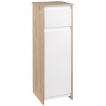 Meuble colonne bas salle de bain style cosy porte tiroir