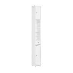 Meuble colonne effet bois blanc Meuble colonne effet bois blanc