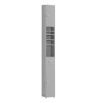 Meuble colonne effet bois gris Meuble colonne effet bois gris