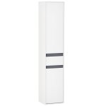Meuble colonne rangement salle de bain placards tagres bois blanc