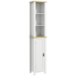 Meuble colonne salle de bain porte 2 tagres 3 niches