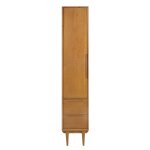 Meuble colonne de salle de bain vintage 1 porte 2 tiroirs Meuble colonne de salle de bain vintage 1 porte 2 tiroirs