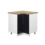 Meuble dangle pt ch�ne noir ray� 80, 5x82cm