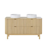 Meuble double vasque de salle de bains 4 tiroirs