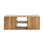 Meuble double vasque en teck massif 135 cm