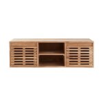 Meuble double vasque en teck massif 160 cm Meuble double vasque en teck massif 160 cm