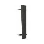 Meuble d'entrée effet bois anthracite 50x30 cm Meuble d'entrée effet bois anthracite 50x30 cm