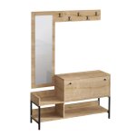 Meuble d'entre avec porte - manteau et rangement  chaussures
