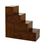 Meuble escalier en mindi 76x76cm