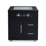 Meuble gazinière 2 brûleurs pour cuisine extérieure Meuble gazinière 2 brûleurs pour cuisine extérieure