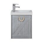 Meuble lave - mains gris