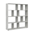 Meuble de rangement cube , gris 131. 6 x 143cm
