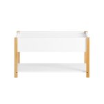 Meuble de rangement à livres et jouets pour enfants effet bois blanc Meuble de rangement à livres et jouets pour enfants effet bois blanc