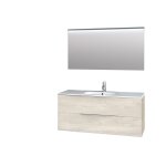 Meuble de salle de bain 3 pièces en mélaminé chêne Meuble de salle de bain 3 pièces en mélaminé chêne