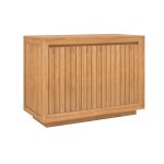 Meuble de salle de bain en bois de teck 110 cm Meuble de salle de bain en bois de teck 110 cm