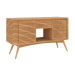 Meuble de salle de bain en bois de teck 140 cm avec une niche Meuble de salle de bain en bois de teck 140 cm avec une niche