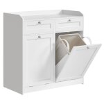 Meuble de salle de bain avec sac intérieur amovible blanc nuage Meuble de salle de bain avec sac intérieur amovible blanc nuage