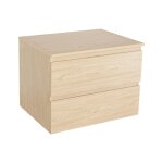 Meuble simple vasque d�cor ch�ne 60cm
