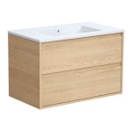 Meuble simple vasque effet bois Meuble simple vasque effet bois
