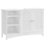 Meuble sous lavabo pour salle de bain 90 x 30 x 60 cm blanc Meuble sous lavabo pour salle de bain 90 x 30 x 60 cm blanc