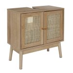 Meuble sous vasque coloris naturel