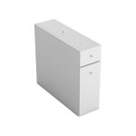Meuble sous - vasque effet bois blanc 20x60h55 cm