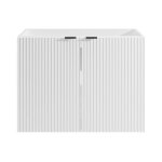 Meuble sous vasque effet bois blanc Meuble sous vasque effet bois blanc
