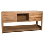 Meuble sous vasque de salle de bain en teck l160cm