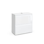 Meuble sous vasque simple , blanc 60. 2 x 62. 1cm