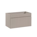 Meuble sous - vasque stratifis beige