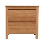 Meuble sous vasque en teck massif 80 cm